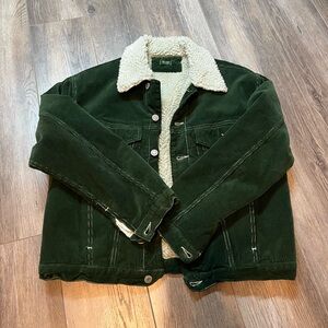 Brandy Melville Kaylee Green Trucker Jacket